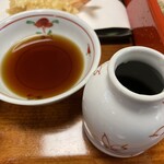 萩の茶屋 - 天つゆとおそばのつゆ