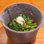 お酒と食事 うり - つるむらさきおひたし