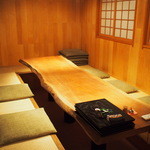 もちづき - 座敷（個室）が良いですね