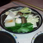 瀬里奈 - 　しゃぶしゃぶの野菜です。