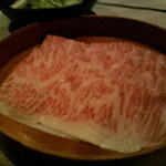 瀬里奈 - 　２０１０年４月にいただいた茨城県産のＡ５サーロインのしゃぶしゃぶ肉です。