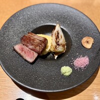 鉄板焼 天 本丸 -  特選サーロインステーキ ～ミディアムレア～