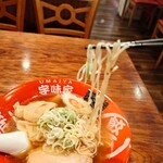宇味家 - ◎◎支那そば　　　細い麺が　美味しい