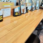 猫ニ叉タビ - カウンター席