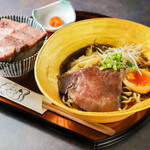 Halal Wagyu Soy Sauce Ramen （Steak Rice Bowl set）