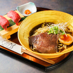 Halal Wagyu Soy Sauce Ramen （Sushi set）