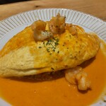 ESPRESSO D' WORKS - 料理写真:海老クリームオムライス。