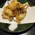 さぶろー - 水耕ニンニクの天ぷら