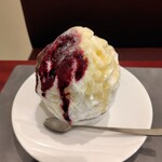 A's kitchen - ホワイトチョコレモン&ベリーかき氷