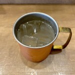 鶏専門 らーめん銀 - 自家製じんじゃーえーる　350円