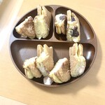 marii庵 - 白桃クリーム、プレミアムクリーム、北海道バター小倉のたい焼き
