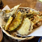 水沢うどん 松島屋 - 天ぷら