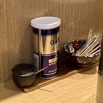 麺 みつヰ - 卓上調味料