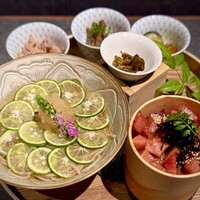 【平日】すだち蕎麦と鮪の小わっぱ御膳　※個室要相談