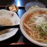 満洲味 - 2014年10月　ラーメン定食