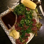 きらく亭 - 馬刺し