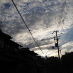 京都生ショコラ オーガニックティーハウス - 外に出ると空は秋だった