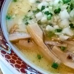 房州麺処 麺屋ちゃいなはうす - とん塩ラーメンのメンマ