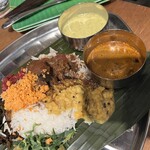 げつようび - 3種のスリランカカレープレート