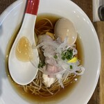 つくばらーめん 鬼者語 - 鶏と水（醤油）