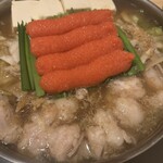 ごま鯖と明太もつ鍋 一利 - 