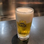 札幌成吉思汗雪だるま - 生ビール