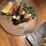 玄蕎麦 路庵 - 生ハム茄子