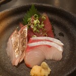 北海亭 - 本日入荷の刺身盛り合わせ