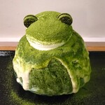 京氷ゆきみ庵 - 食べると濃厚な抹茶の苦み、旨みを感じ、クリームを絡めて食べると甘みが加わってめっちゃ美味しい〜!!( ^o^)ﾉ