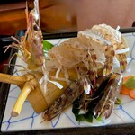 民宿しらい - 車海老の踊り