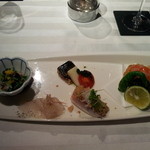 季節の前菜盛り合わせ