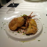 飛騨牛グリルばくろ - ロブスターと信長椎茸のグラタン