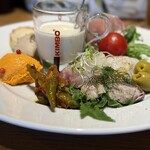 ピッツェリア トラットリア ダ オカピート - 前菜盛り合わせはおすすめメニューの一つ