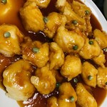 光飯店 - 料理写真:「海老衣揚げ甘酢掛」1,250円税込み×3♫