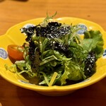 旬彩酒庵 おねぎや - ４）葱ちょれサラダ