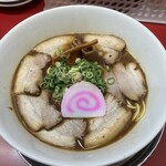 丸高中華そば 神戸二宮 - 中華そば、チャーシュー多め