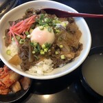 焼肉しゃぶしゃぶ いのうえ - 和牛牛すじ丼（平日限定）¥1,060-