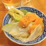 ごきげん酒場 ひょっとこ - 地野菜の浅漬け