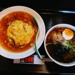 太極船 - 令和7年8月 ランチタイム(11:00〜14:30)
天津飯＋ラーメン小 税込800円