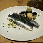 Trattoria Da KENZO - 北海道産イワシのソテーと水ナス
