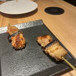 炭火串焼 鶏魚 - 