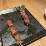 炭火串焼 鶏魚 - 