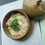 一舞庵 - 夏牛蒡と穴子の柳川風