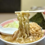 まるえ中華そば 巣鴨 - 豚バラ中華そば(塩)、メンマ、ネギ