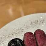 洋食堂 またたび - 蝦夷鹿ロースのロースト　有馬山椒と八丁味噌