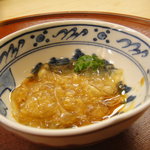 割烹 やました - のれそれ（アナゴの稚魚）