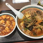 凜香飯店 - スタミナラーメンセット　麻婆飯へ変更　100円