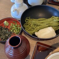 浅草むぎとろ 本店 - 茶そばを選んだ