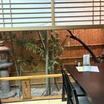 茅場町 長寿庵 - 和の趣ある坪庭