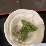 松の樹 - 隠元の胡麻和え